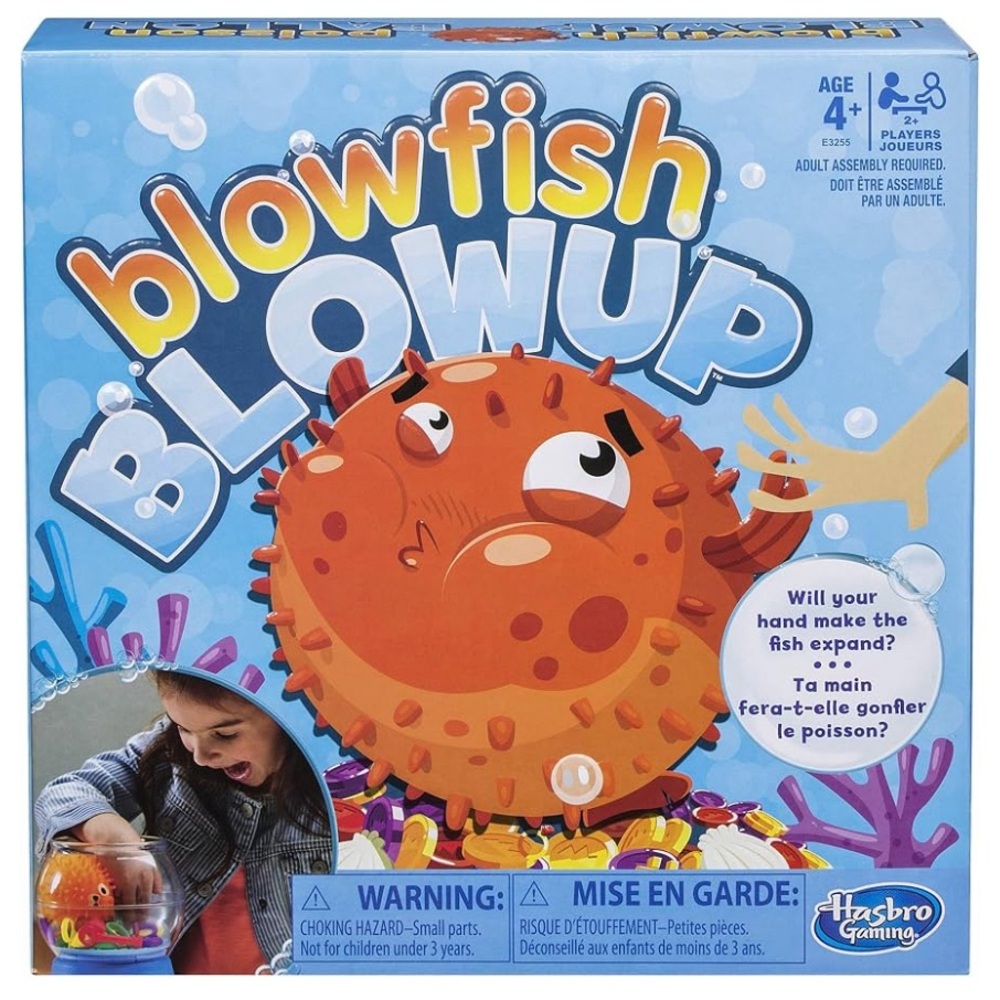 Hasbro Gaming Blowfish Blowup Game